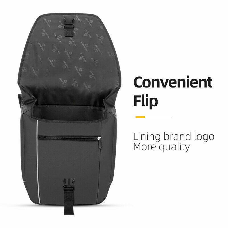 ROCKBROS Cycling Bike Pannier Waterproof Large Capacity Bike Rear Rack Bag 2pcs