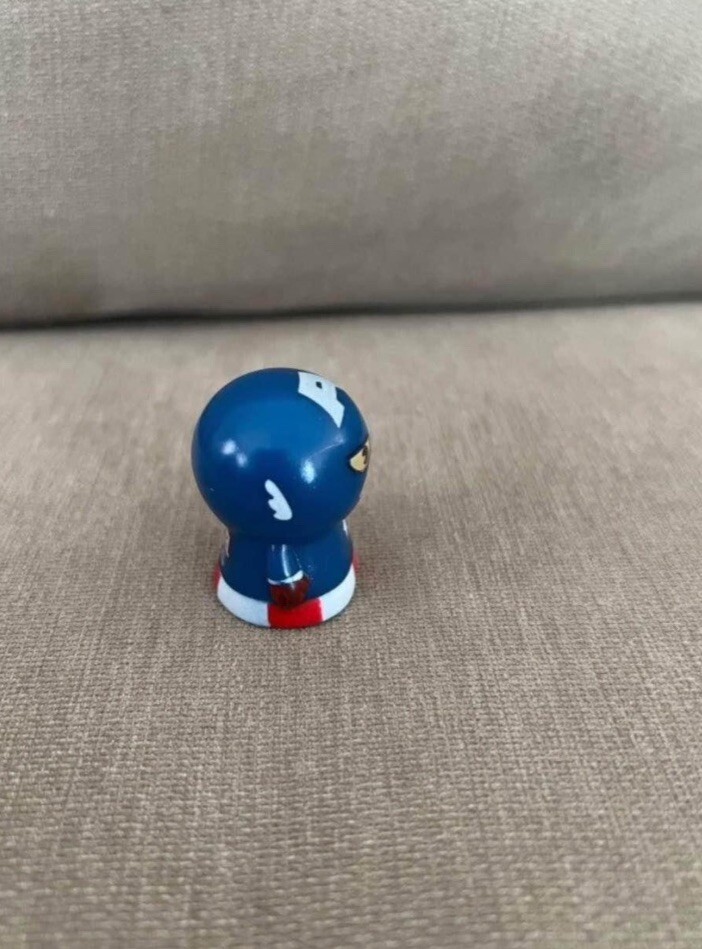 Marvel Captain America Night Light & Finger Puppet Tested Works