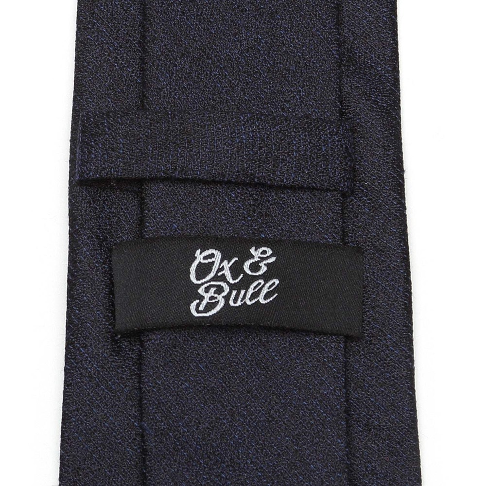 Heathered Blue Wool Men's Tie