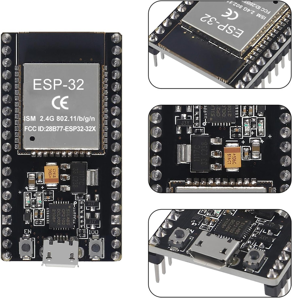3 Set ESP32 Development Board 38Pin Narrow Version Wifi + Bluetooth Microcontrol