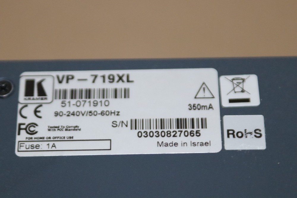 Kramer VP-719xl Presentation Switcher/Scaler