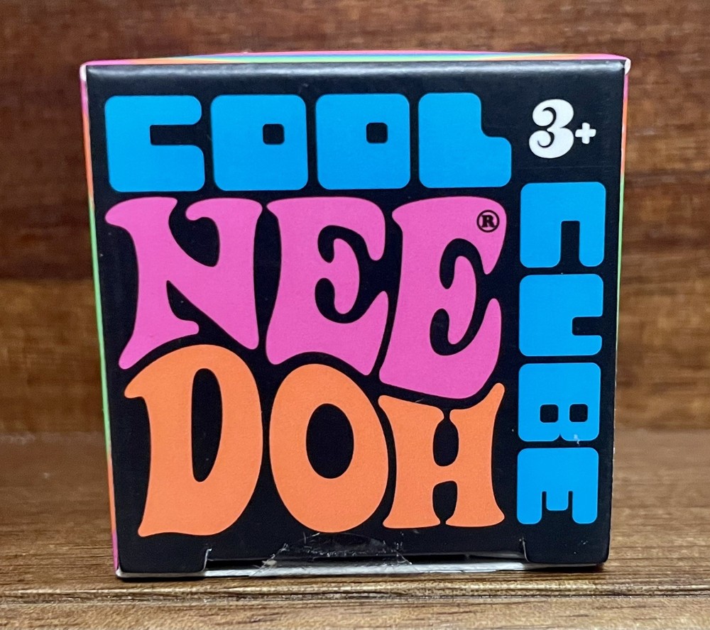NeeDoh Cool Cube Mini ORANGE New Never Opened