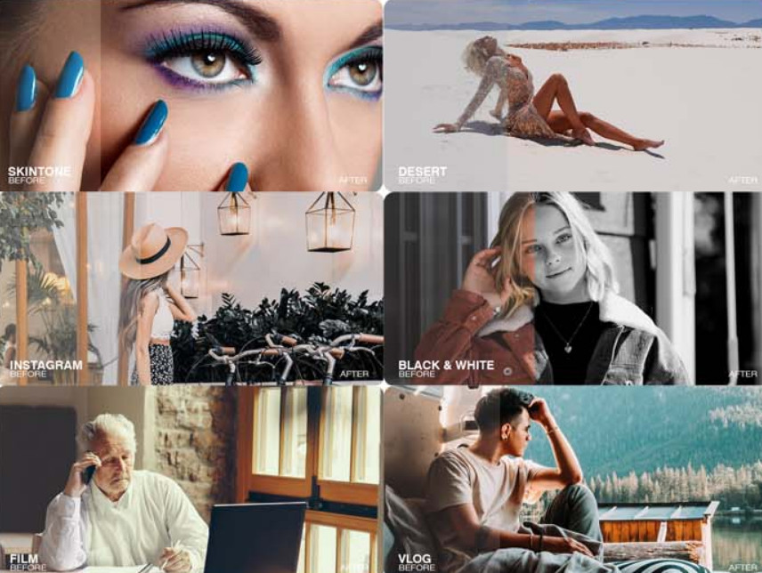 500 + Cinepack - LUT Color Correction Presets