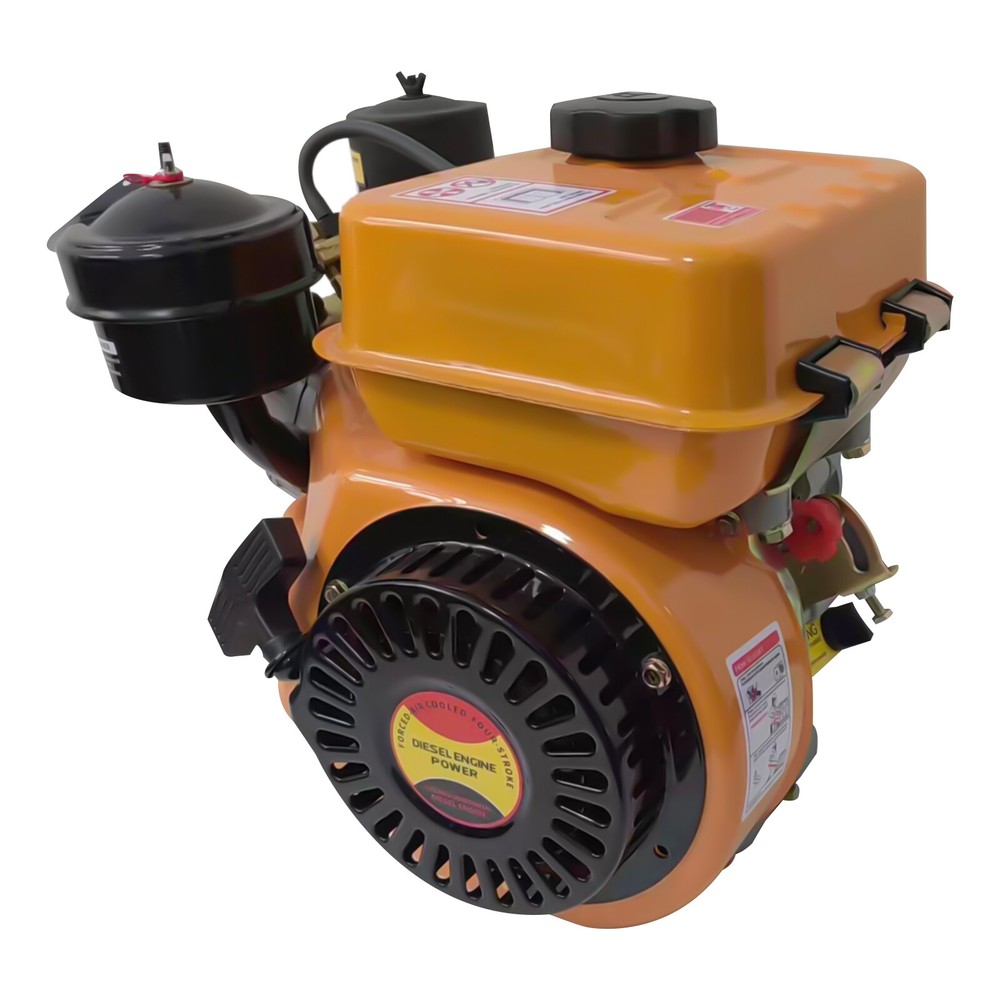 196cc Air Cooled Engine Single Cylinder Engine 53mm Shaft Hand Start Engine