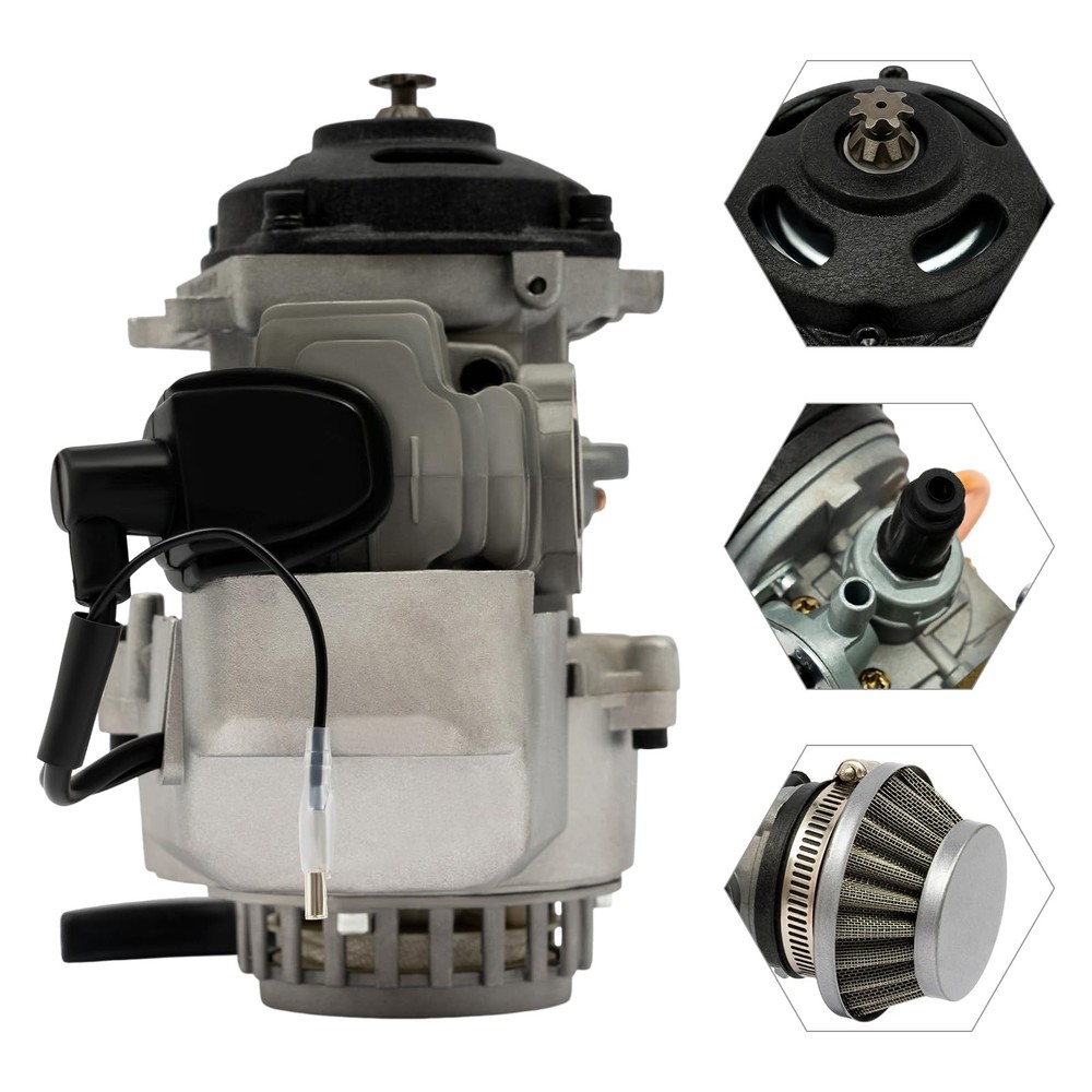 63CC 2 Stroke Gasoline Engine Motor 3HP Gasoline Single-Cylinder Engine