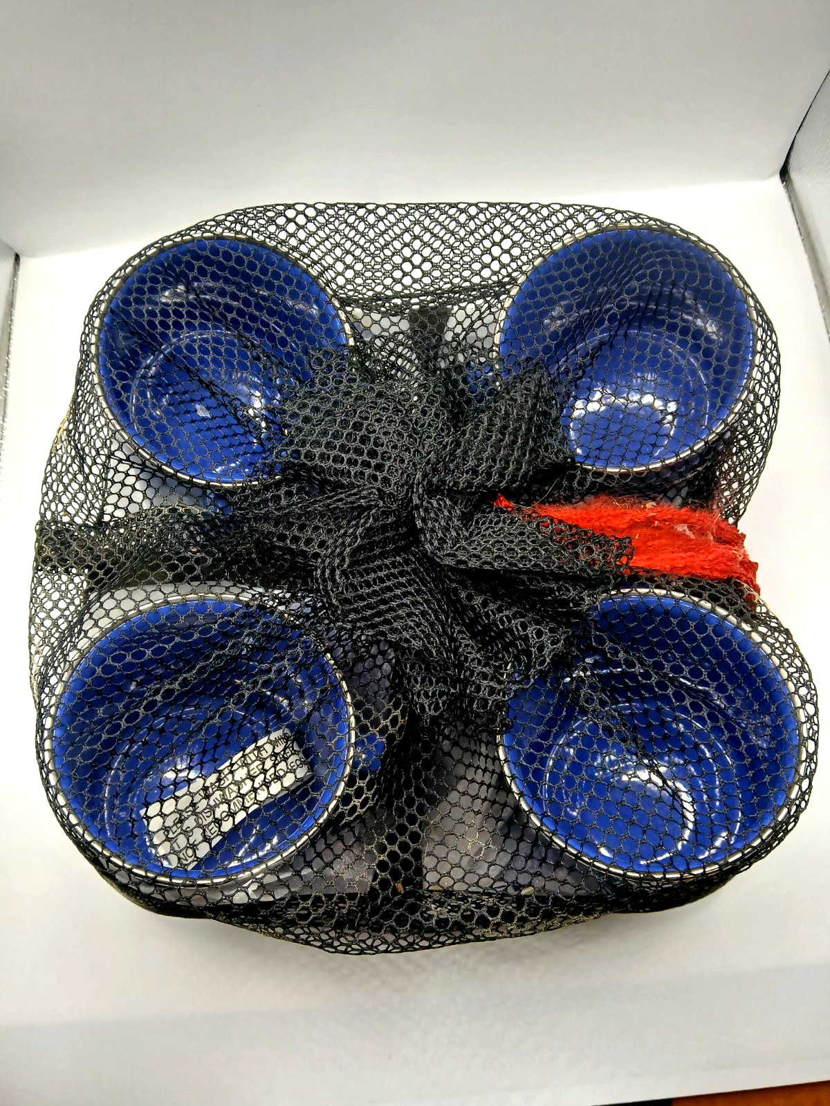 VTG 12pc Marlboro Mess Kit w/ Plates Bowls & Cups - Morning Sky Blue Enamel NEW!