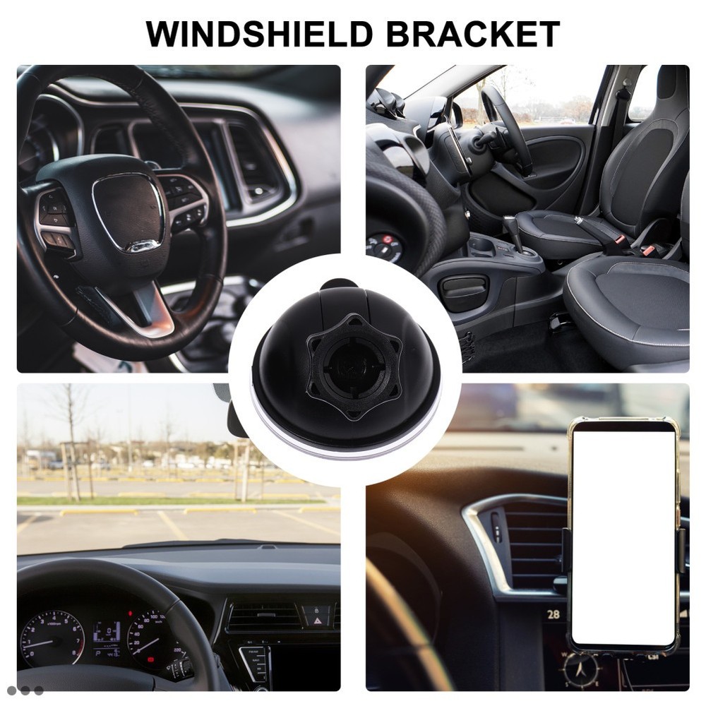 2 Pcs Driving Recorder Suction Cup Bracket Windshield Camera Holder Dash Mounts