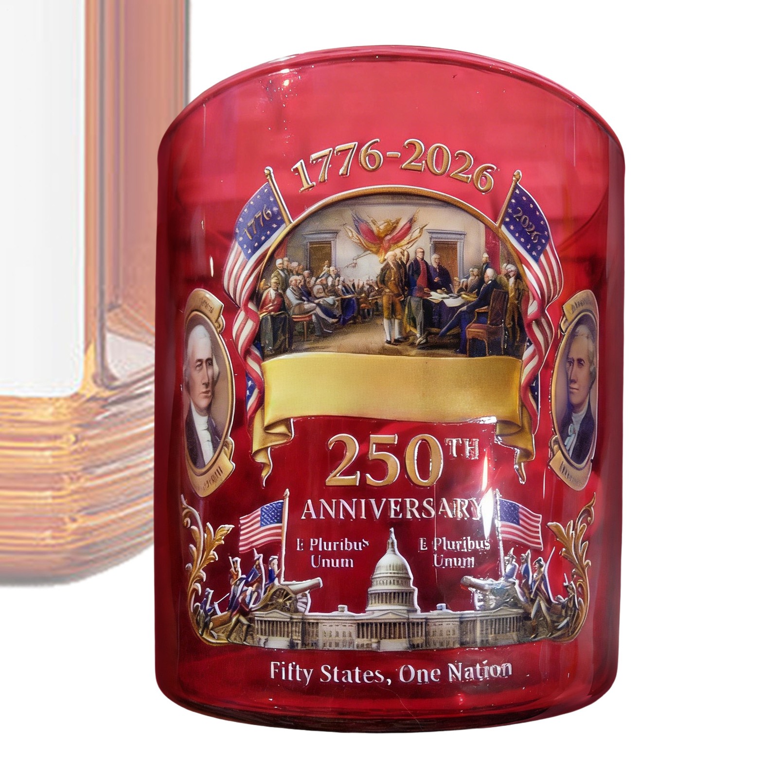 America 250th Anniversary “We The People” Heritage Whiskey Glass