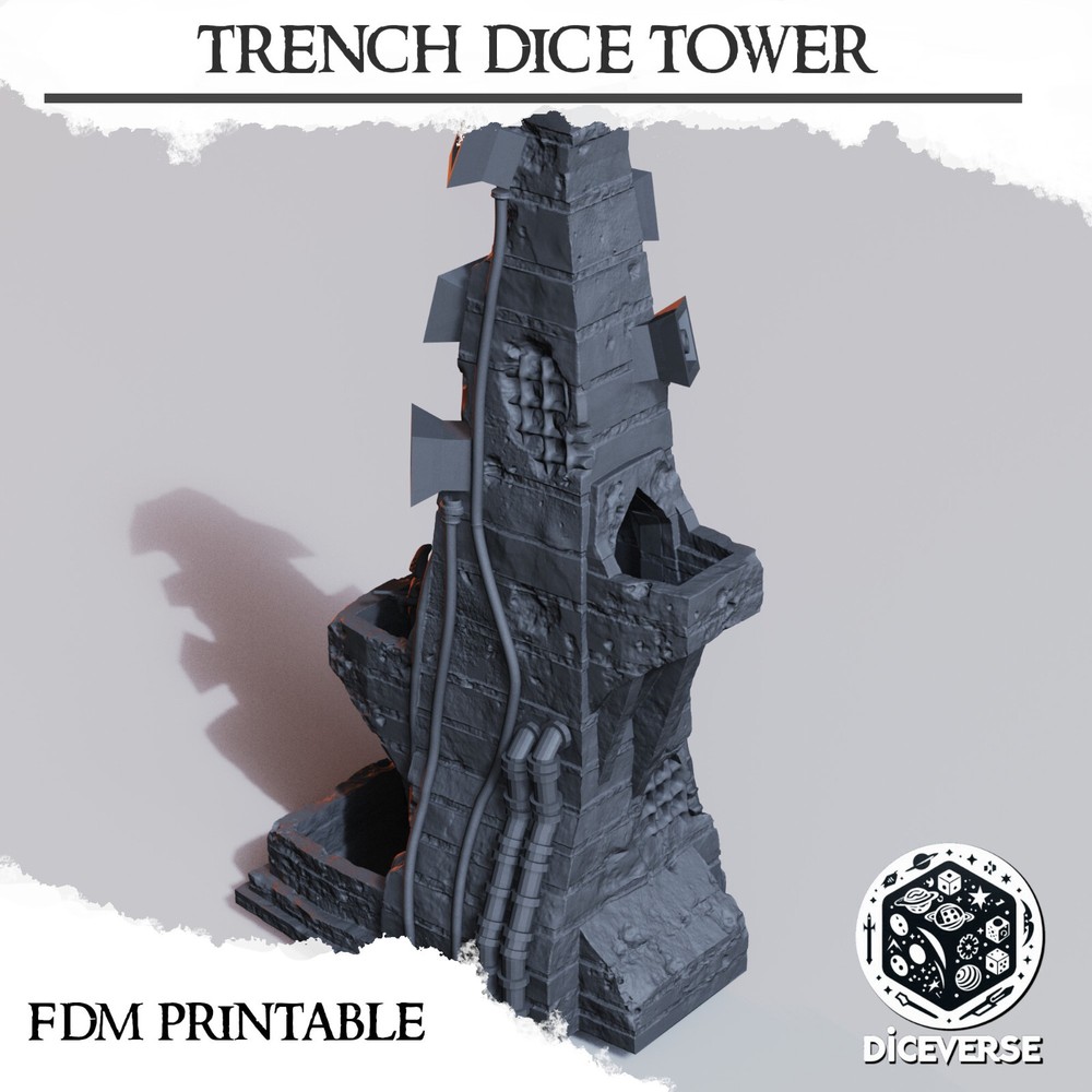 Tabletop Terrain - Wargaming Terrain - Speaker Tower - Dice Tower