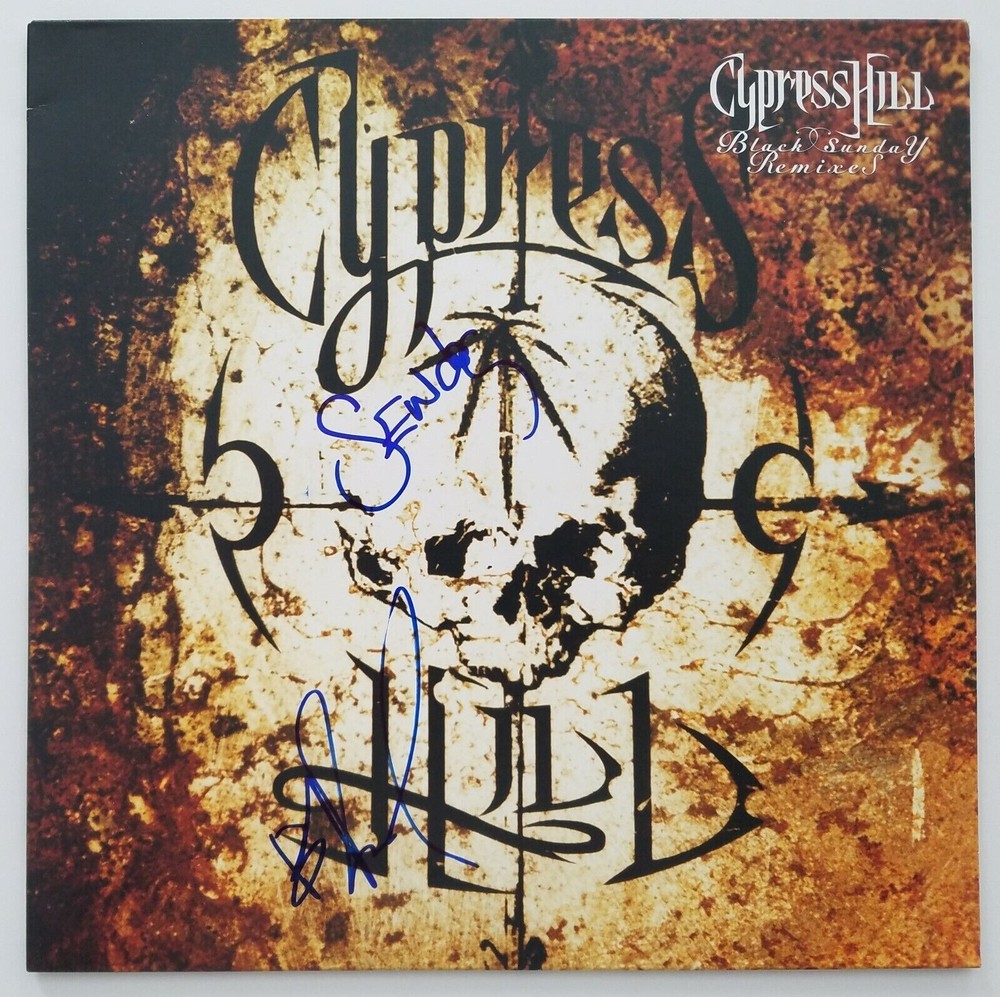 Cypress Hill Signed Black Sunday Remixes RSD Vinyl Record Album Rap Legends RAD