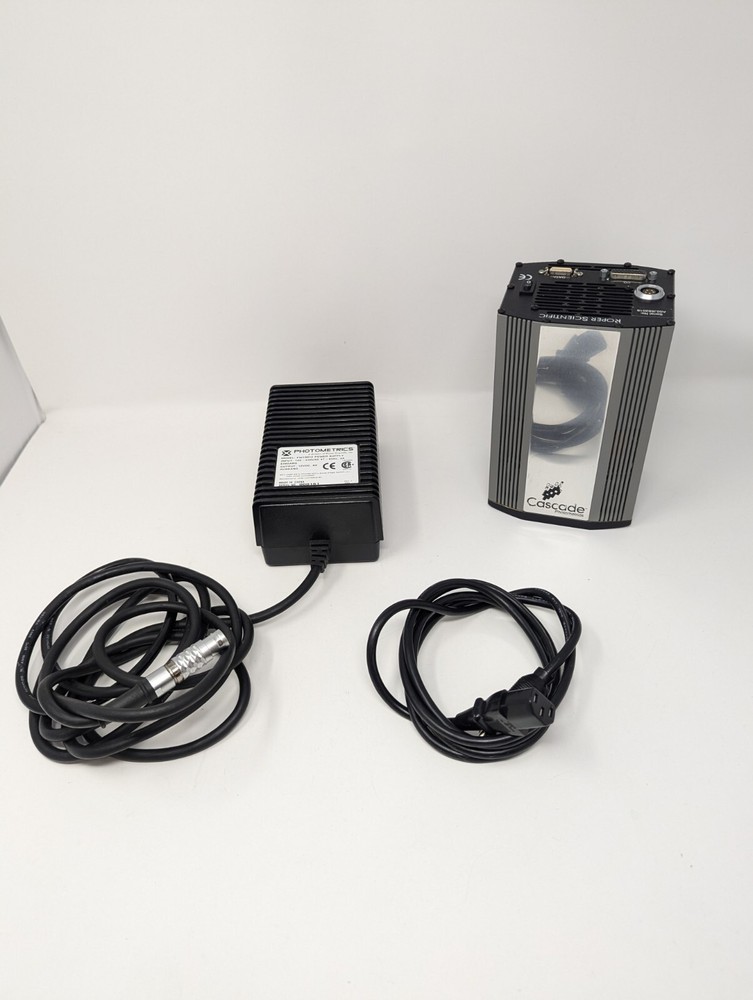 Roper Scientific Cascade Photometrics CCD Microscope Camera Head & Power Supply