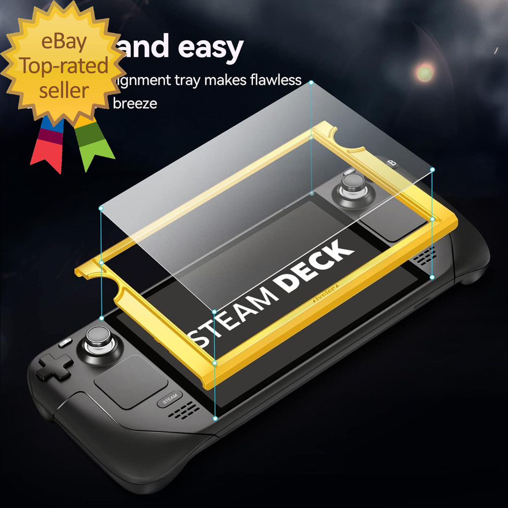 2-Pack Anti-Glare Etched Screen Protector for Steam Deck 7.0''/Steam Deck OLED 7
