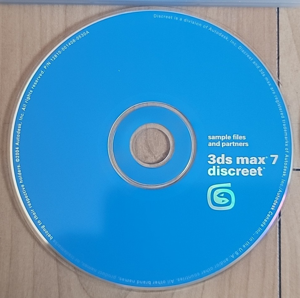 Discreet 3ds Max 7 2004 3D Modeling Animation Autodesk Software WIN 2000/XP