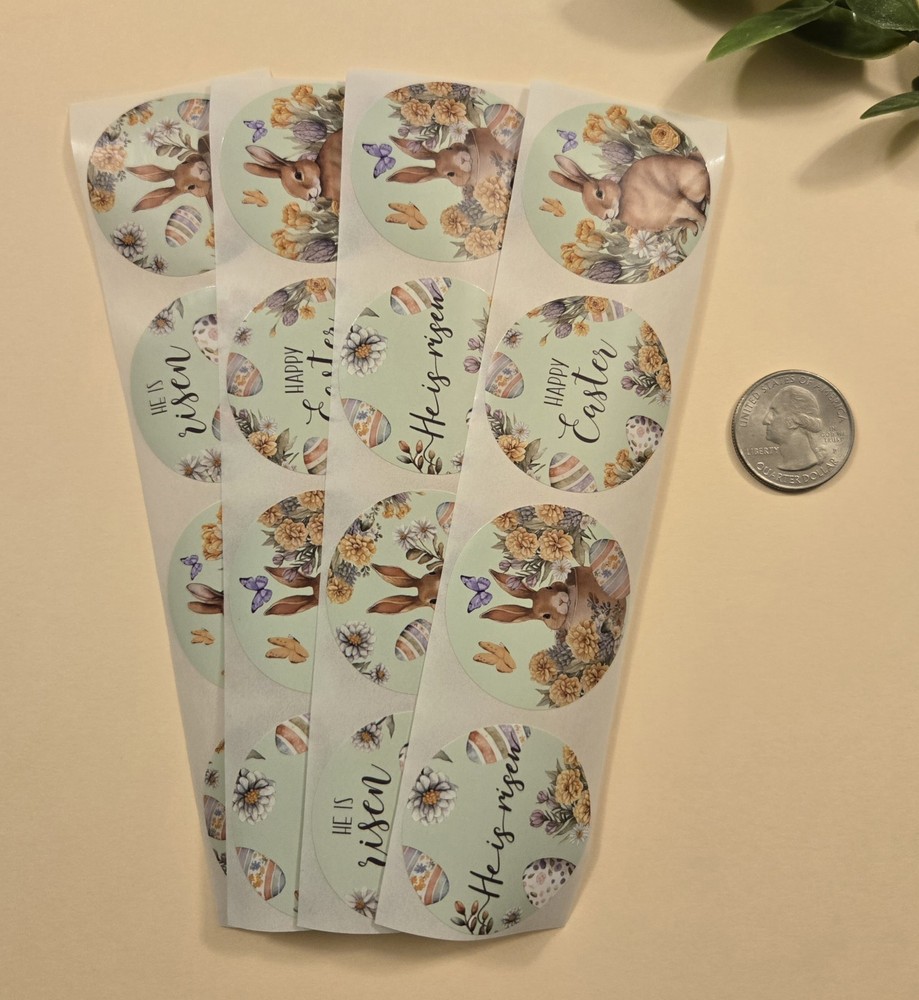 16 Easter Stickers/Religious Easter Stickers/Christian Easter Stickers/Easter