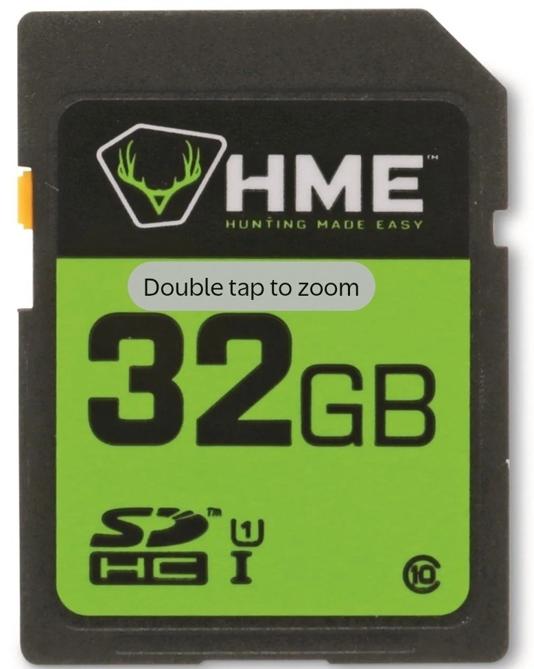 HME 32GB SDHC Memory Card for Trail Cameras Optimized for Universal Use