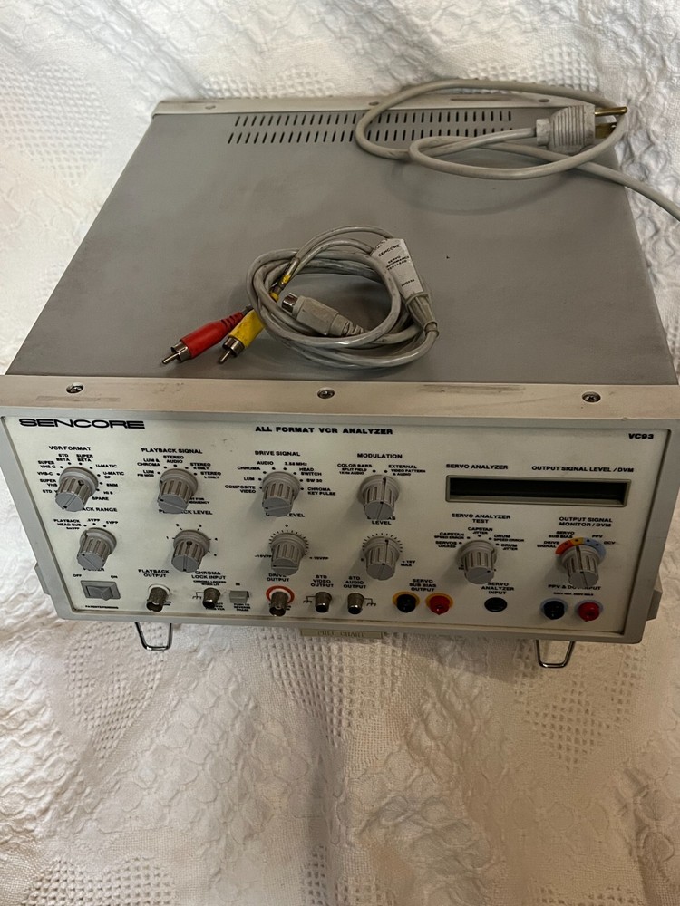 Sencore VC93 All Format VCR Analyzer