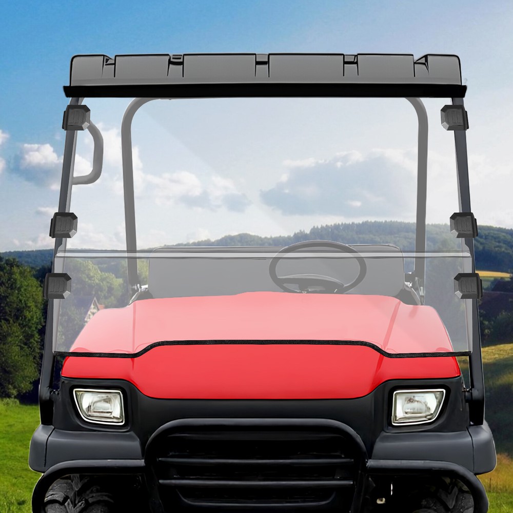 Front Windshield Half Window Windscreen For Kawasaki Mule 3010 2003-2009