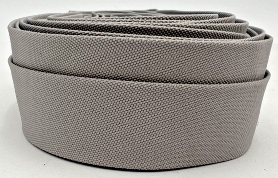 SUNBRELLA MARINE 1-1/4" SILVER 4651 BINDING TAPE DOUBLE EDGE PARTIAL, 1" REMNANT