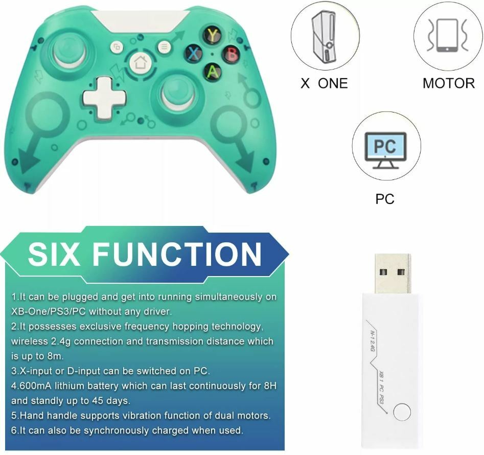 Wireless Controller for Xbox One and Microsoft Windows 10 Bluetooth