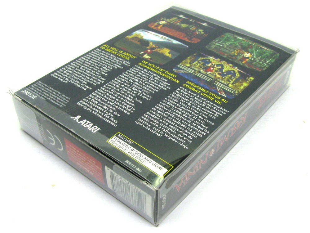 10x CLEAR PLASTIC PROTECTIVE BOX PROTECTOR SLEEVE FOR ATARI JAGUAR GAME BOXES