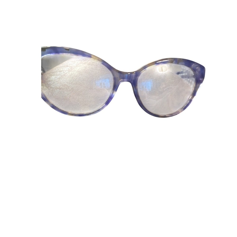 Lensmart Frames and Case Blue Slight Rounded Cat Eye