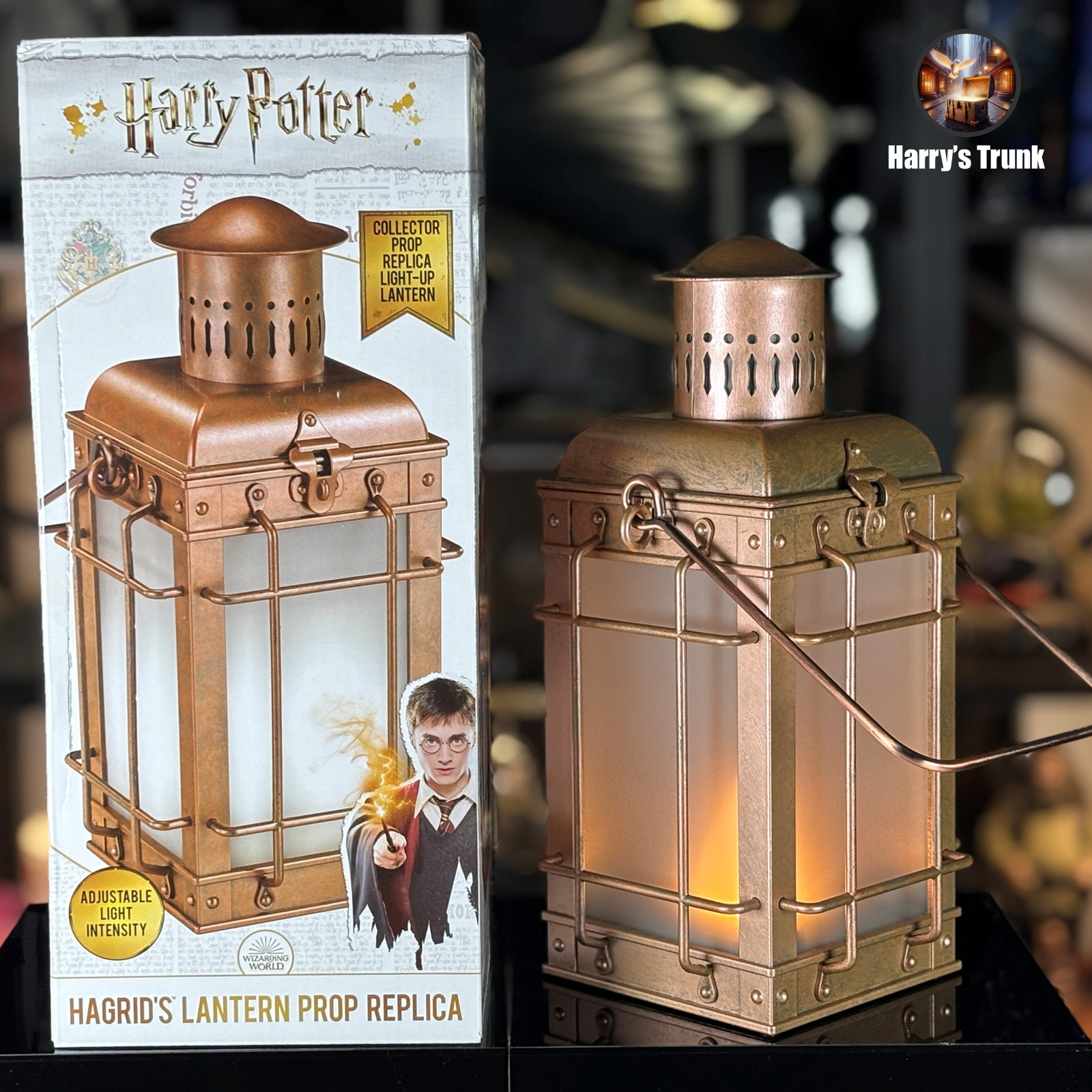 Retired Harry Potter Noble Collection Hagrid's Lantern 13” Tall Prop Replica-New