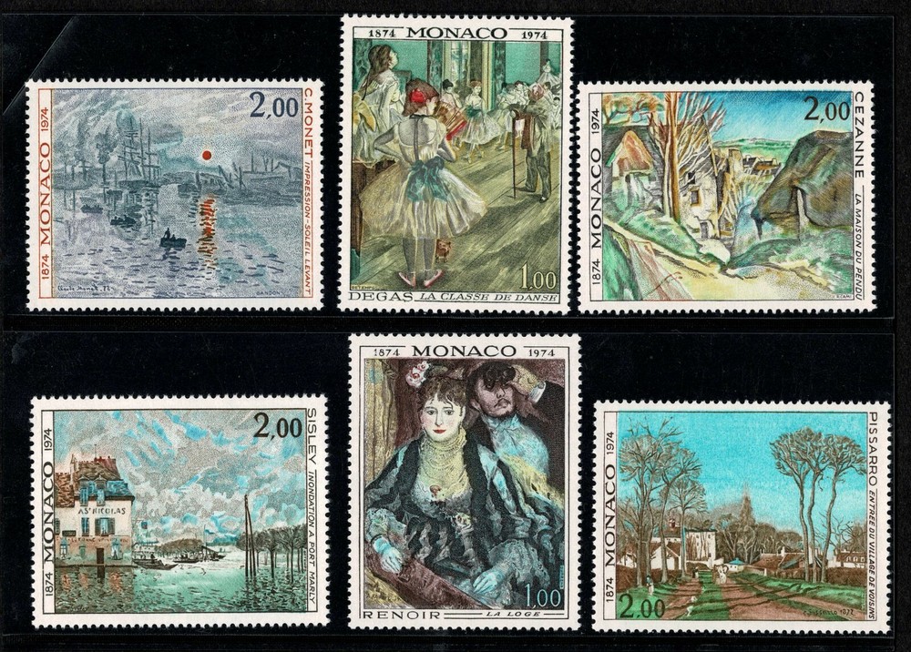 Monaco Defins Sites & Monuments 1974 Set MNH