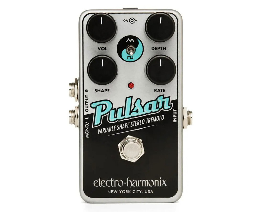 Electro-Harmonix Nano Pulsar Variable Shape Stereo Tremolo Pedal