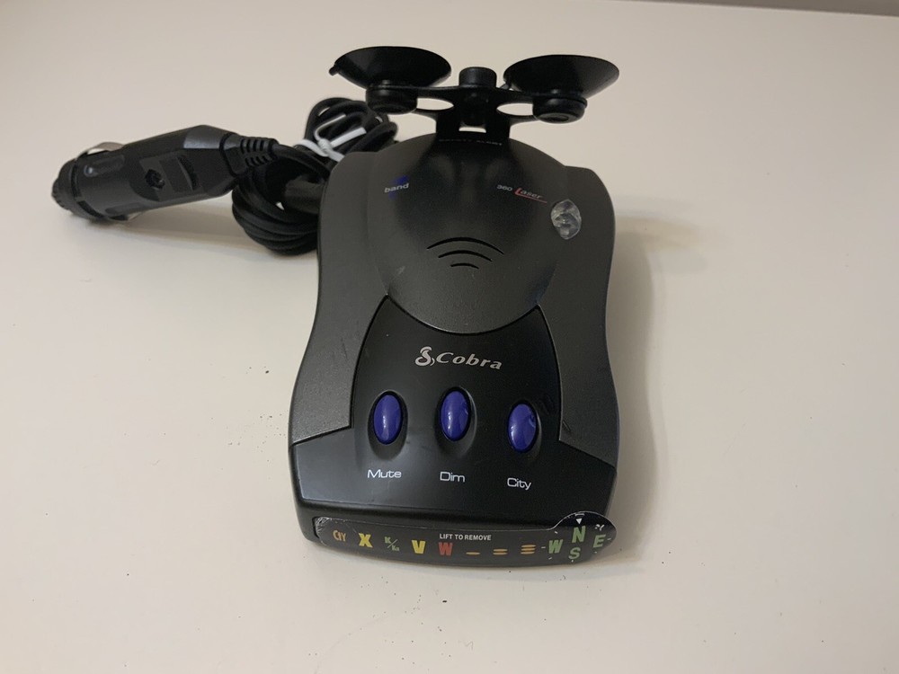 cobra laser radar detector model ESD 9100