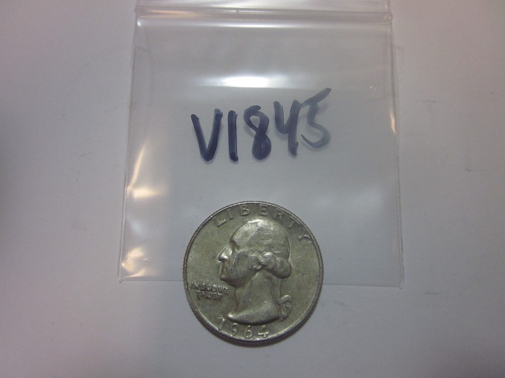 1964 D Washington Silver Quarter 90% Silver