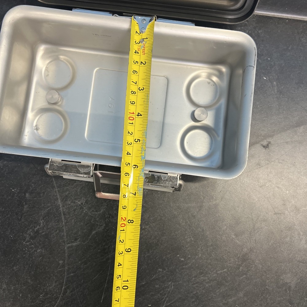 Baxter V. Mueller Genesis Instruments Sterilization Case  10” L 6”D × 3”H