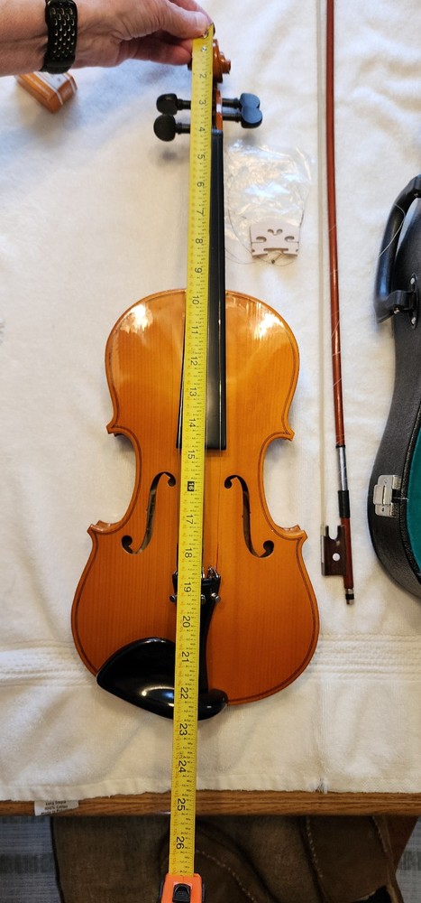 ANTON BRETON MODEL AB-05 4/4 VIOLIN WITH HARD SHELL CASE