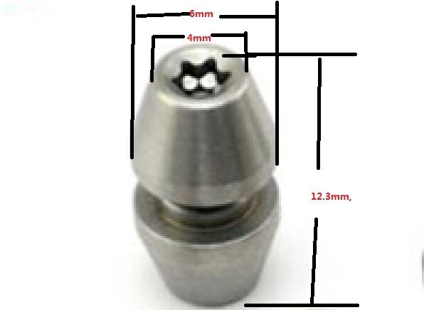 5 Pieces Folding Knife Handle Fastening Rivet Thumb Stud Push Button Axis Screws