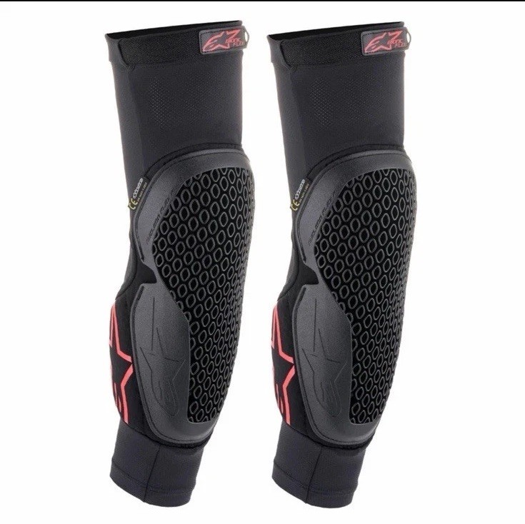 Alpinestars Bionic Flex Elbow Protectors Large/X-Large Black/Red