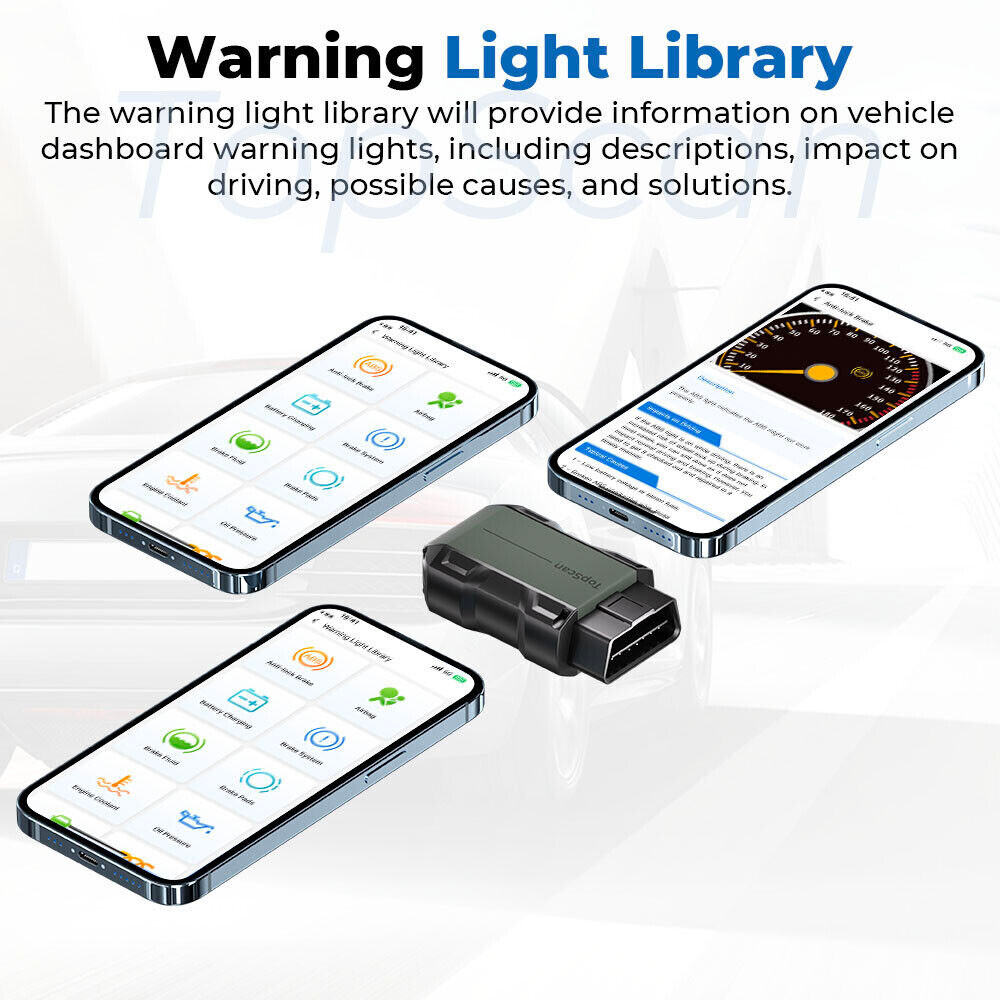 TOPDON Professional Car Dongle OBD2 Scanner Bidirectional Diagnostic Key Coding