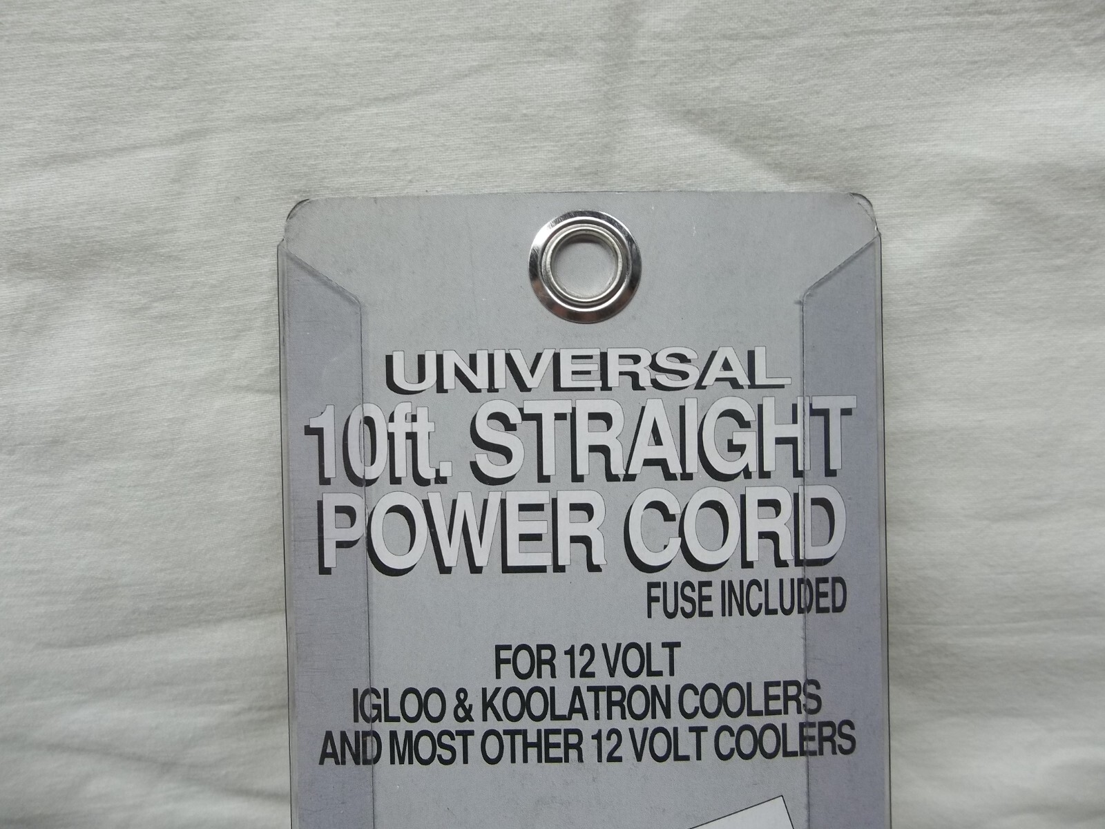 12 VOLT DC 10 FT. POWER CORD FOR MOST IGLOO & KOOLATRON & OTHER 12 VOLT COOLERS
