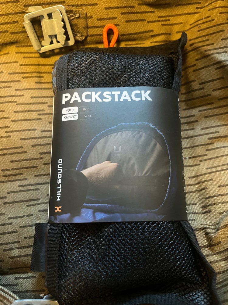 Hillsound Pack stack Ruck Organizer 40L Short Black Backpacking