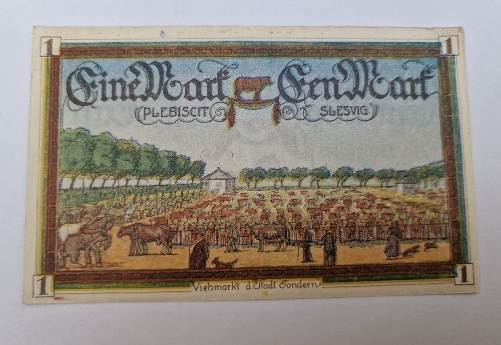 1 Mark  1920 Excellent Condition Old BANKNOTE Germany