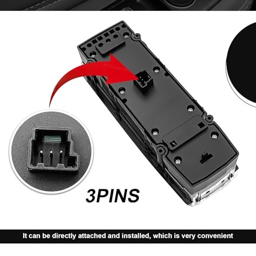 Master Power Window Switch Button Front Driver Side Compatible with Benz C230 20