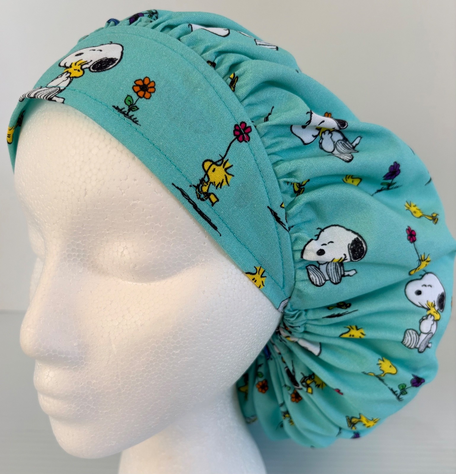 Snoopy Themed Print Size Large Medical Bouffant Scrub Cap Surgery Hat