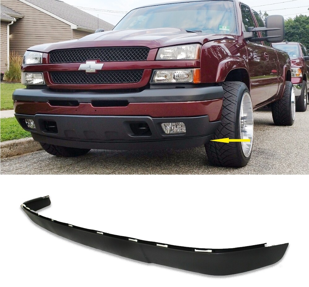 Lower Valance For 2003-06 Chevy Silverado 1500 Deflector Extension Textured