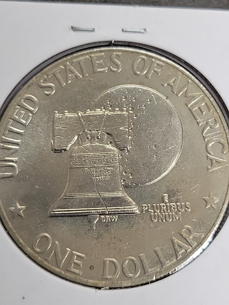 1976 P Type 2 “IKE” Eisenhower Dollar LIGHT TONING