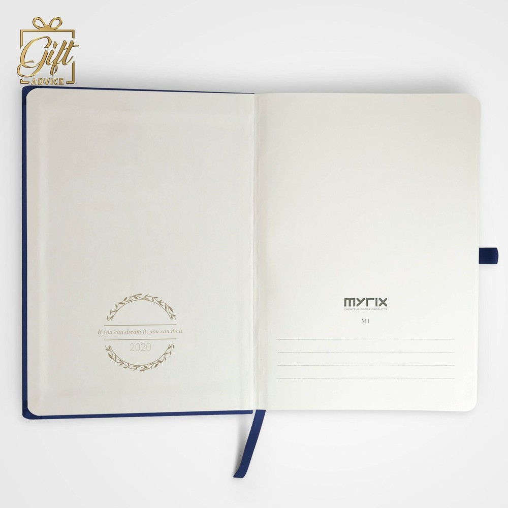 Personalised Customized Engraved Leather Notebook Journal Diary A5 Gift