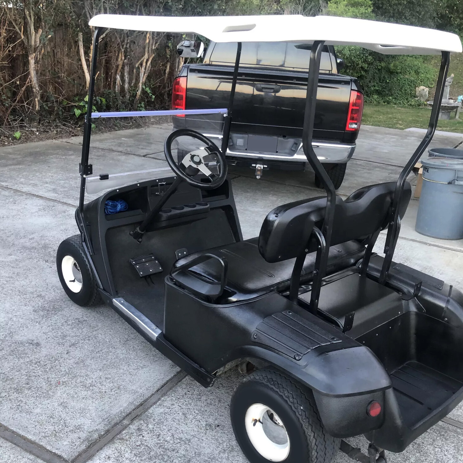 For EZGO TXT & Medalist 1994-2014 Golf Cart Clear Folding Windshield Windscreen