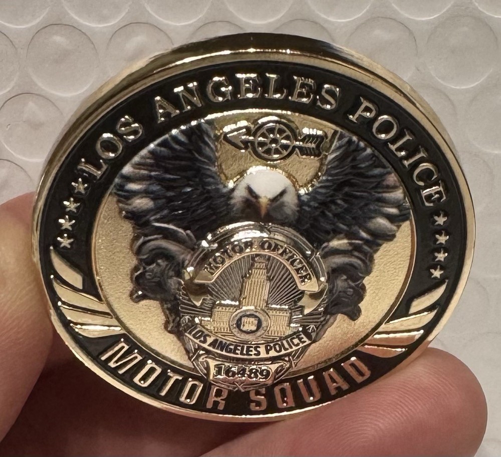 LAPD Challenge Coin Motor squad