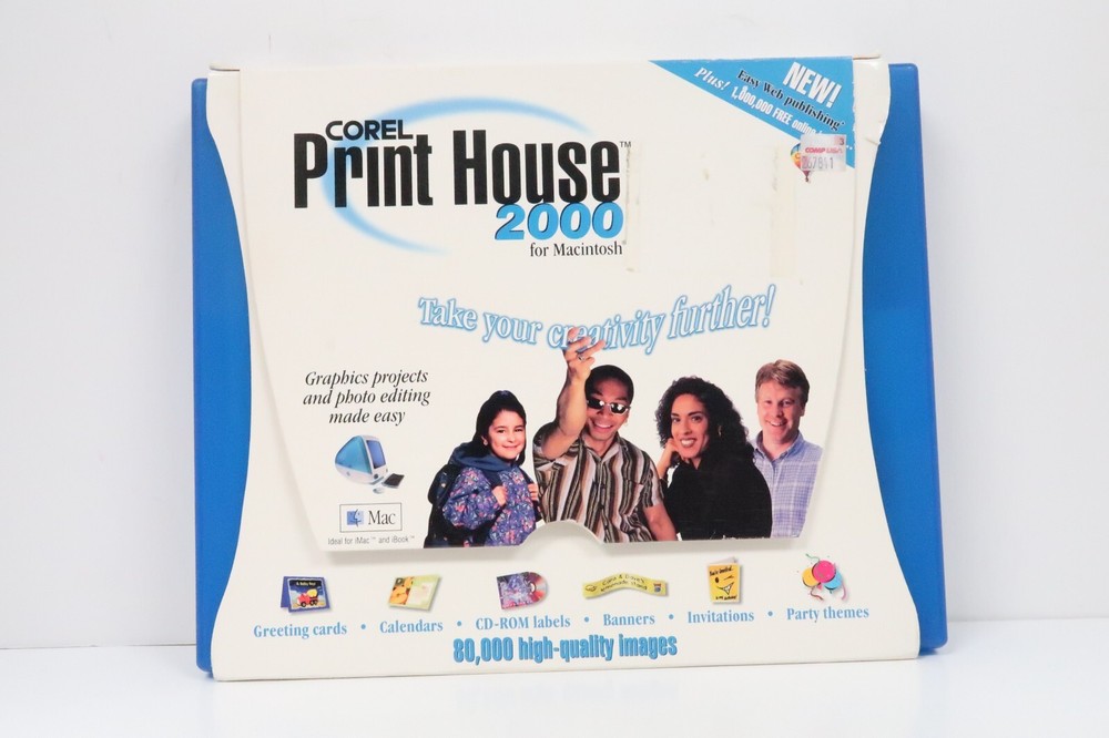 COREL PRINT HOUSE 2000 SOFTWARE FOR MACINTOSH
