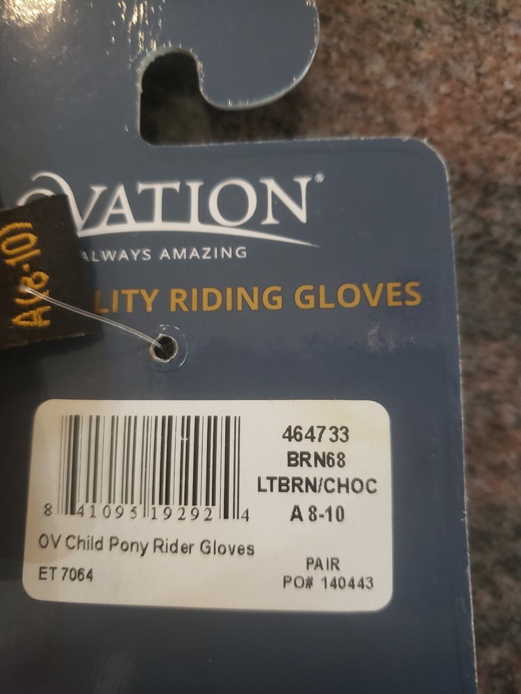 Equus Leather Child Gloves - Small Navy