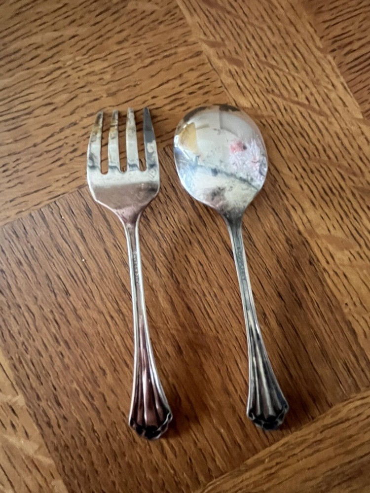 VTG Oneida Community Silverplate Fork and Spoon Set