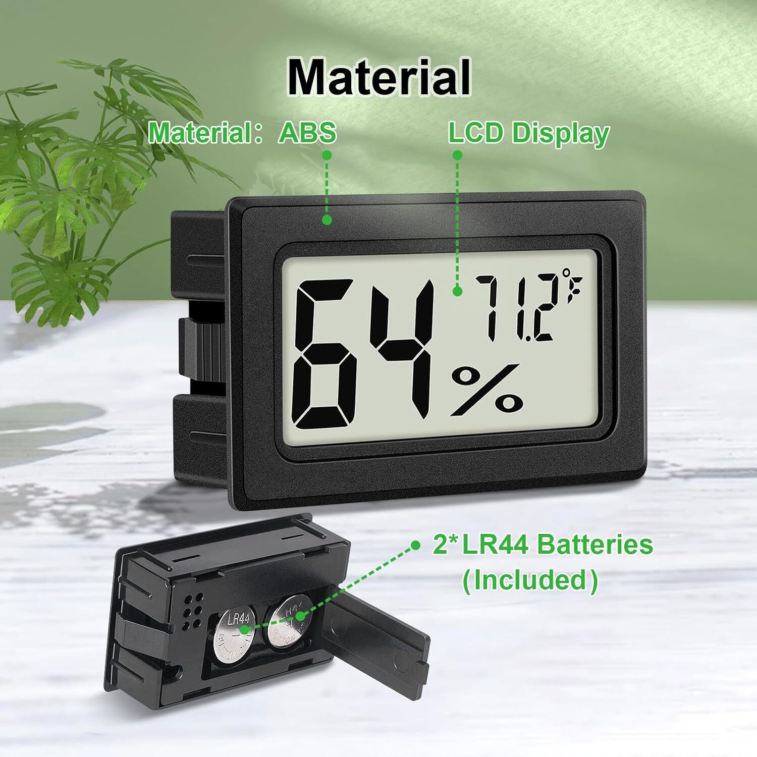 Mini Digital LCD Thermometer Hygrometer Humidity Temperature Meter Indoor Tester