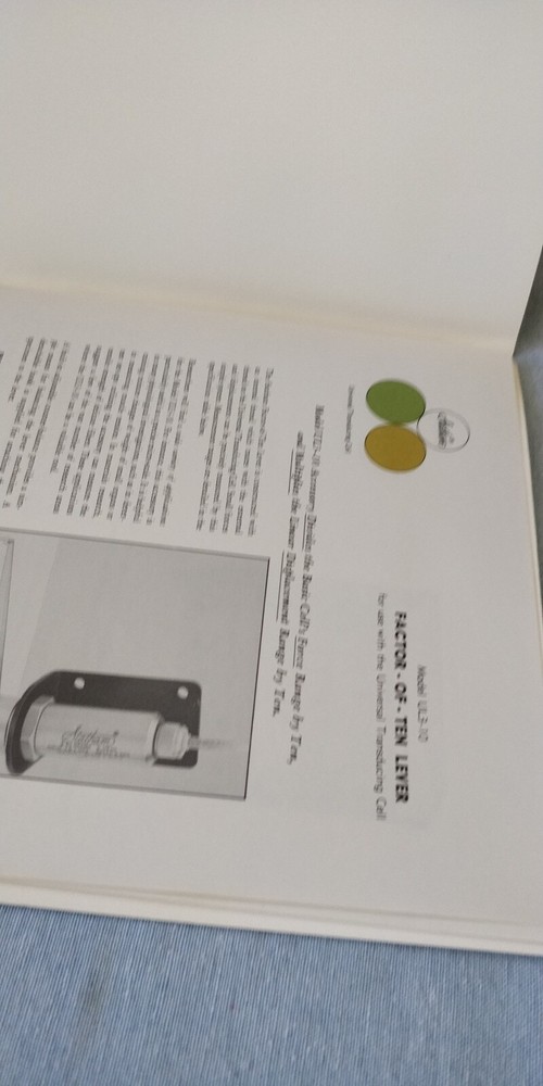 1950's Statham Industries ~ Catalog ~ Transcuding Cell